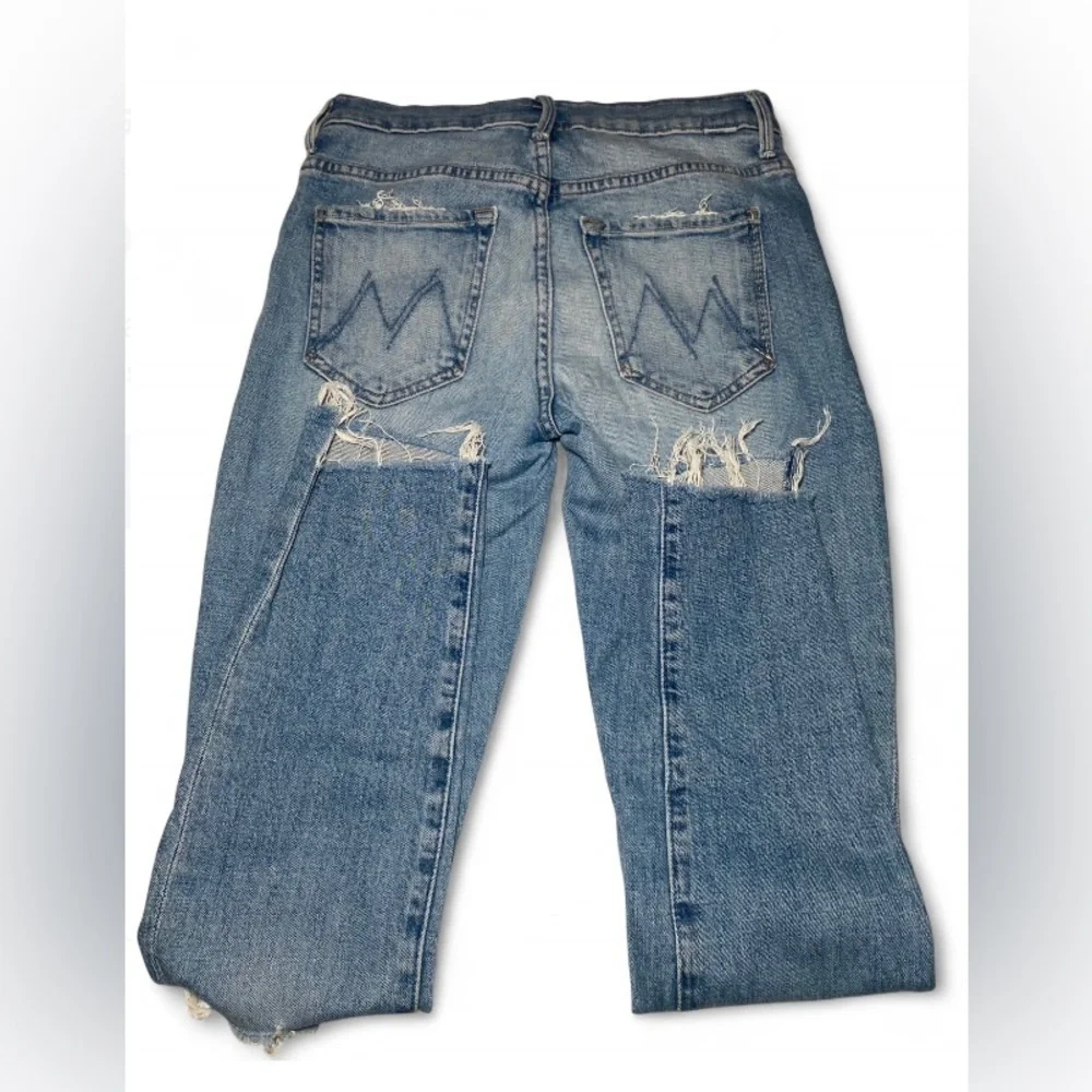 MOTHER The Stunner Ankle Step Fray Jeans in Exposed Secret Sister Size 25